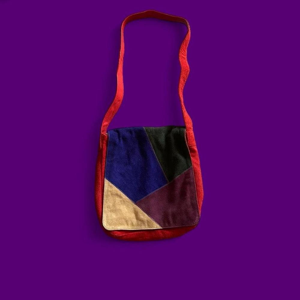 Vibrant Patchwork Crossbody Bag